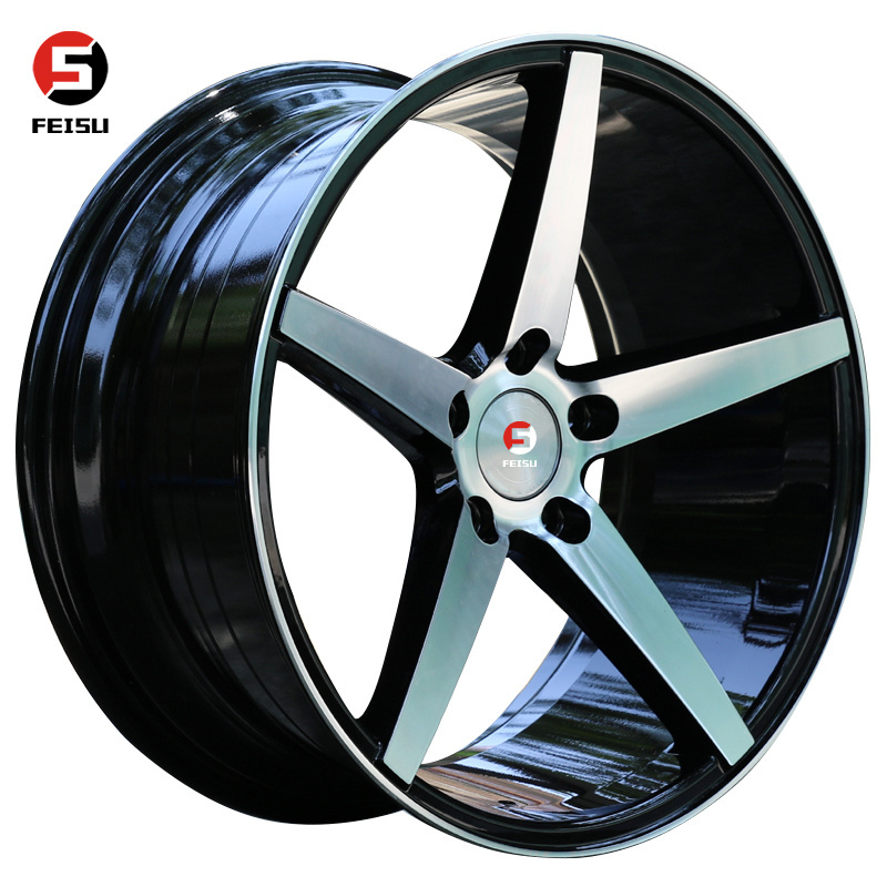 18inch adv Car Alloy Wheels High Quality Deep Concave Mags Black Silver Wheel Rims Aftermarket Automotive Rines  Hot Selling Rim