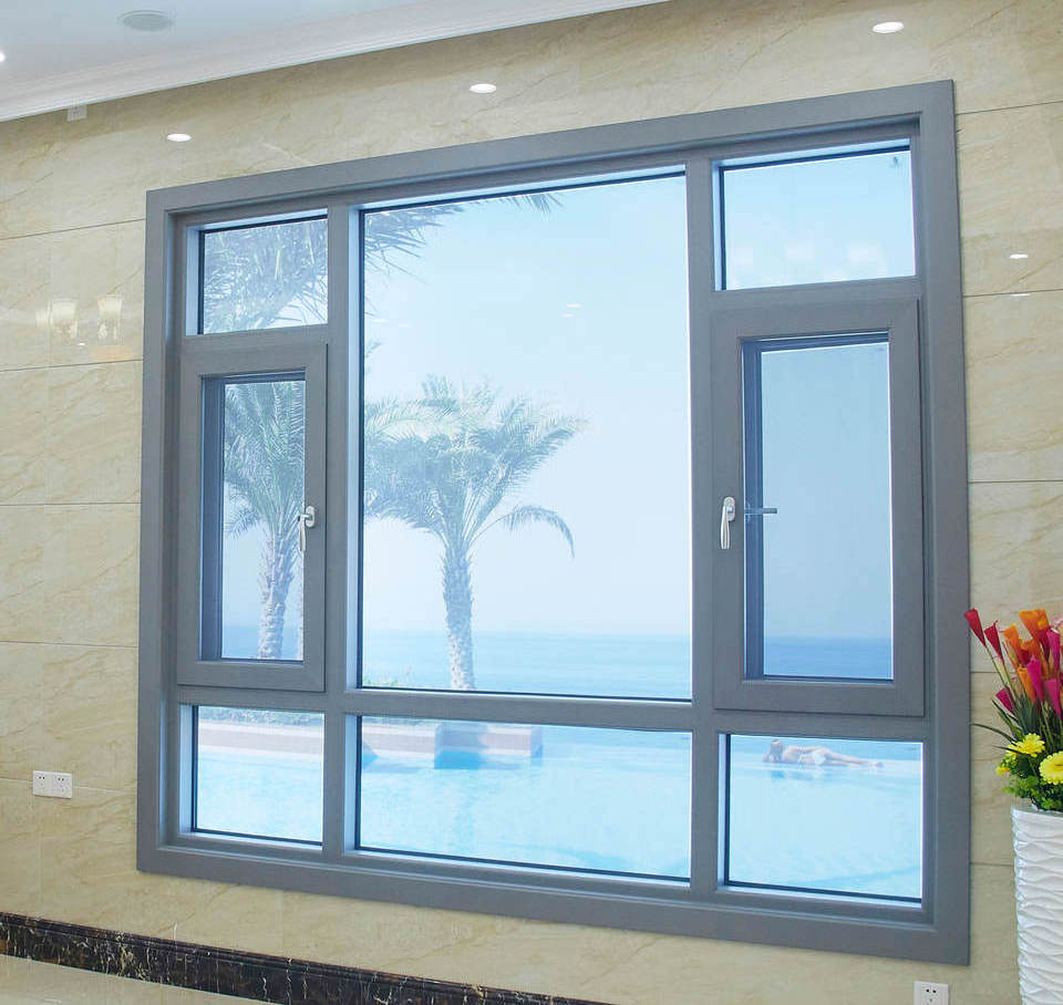 New Product Factory Frame Double Glazed Window Casement Windows Bedroom Aluminum Windows Aluminum Window Supplier