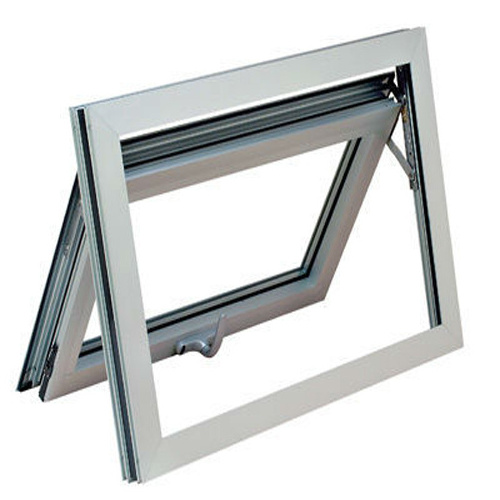 CE standard impact hurricane customized pvc upvc small bathroom ventilation awning top hung window