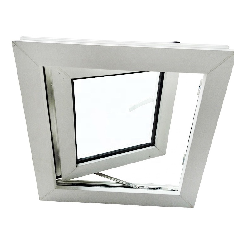 Double Glazed Windows Aluminum Frame Tempered Glass Swing Window Aluminum Windows And Doors Horizontal Pivoting Casement