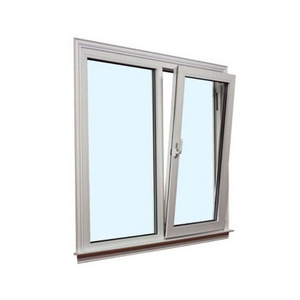 Energy Saving UUPVC  Vinyl  Tilt And Turn Window Two Ways Open UPVC  Vinyl Windows And Doors