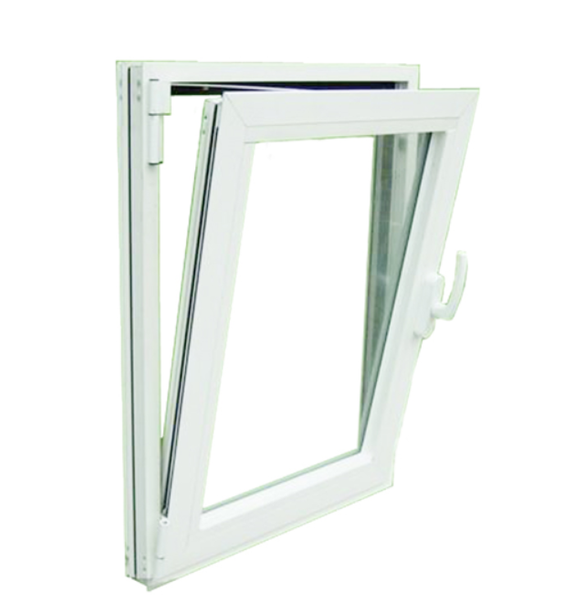 Energy Saving UUPVC  Vinyl  Tilt And Turn Window Two Ways Open UPVC  Vinyl Windows And Doors