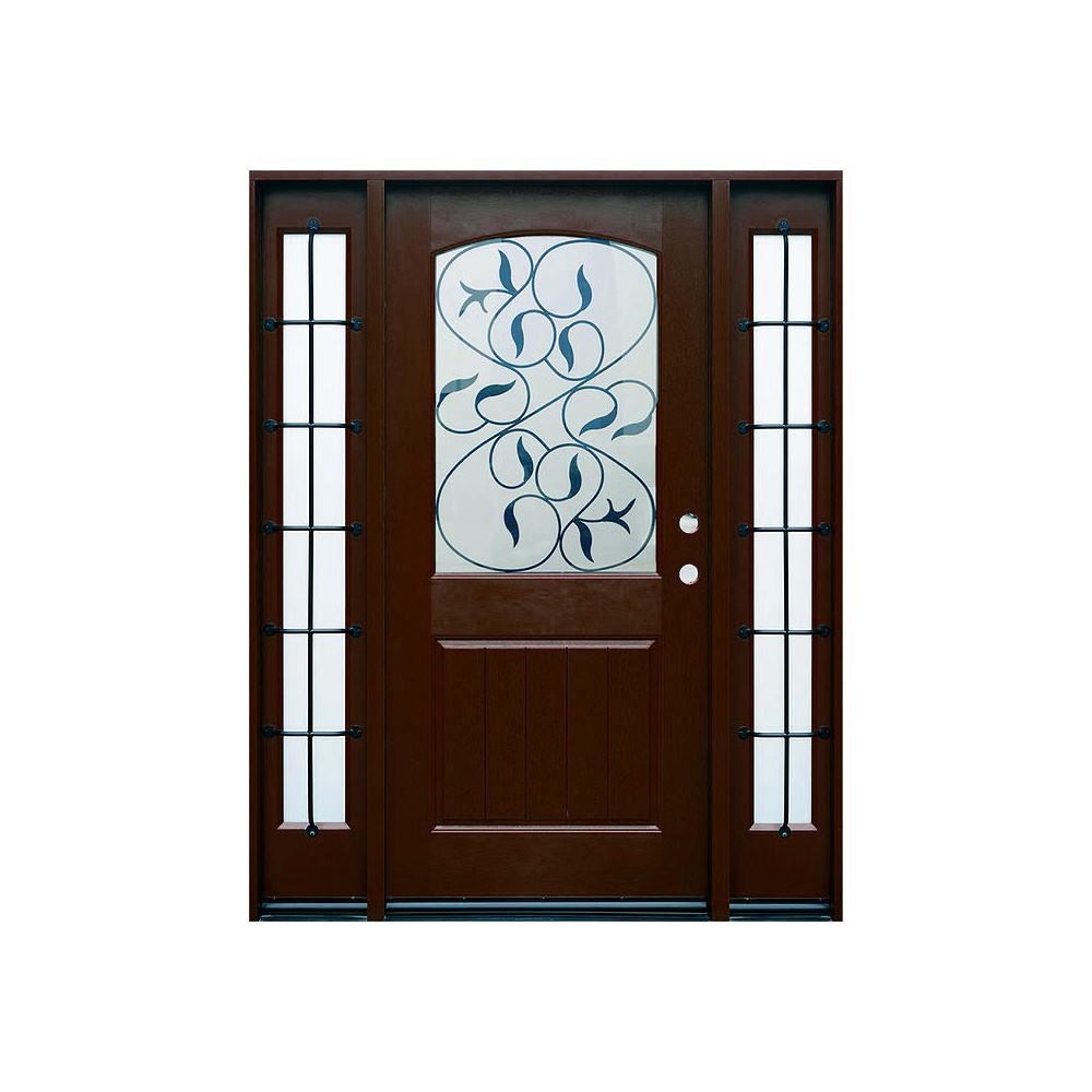 fiber glass luxury front door design balcony casement entrance doors