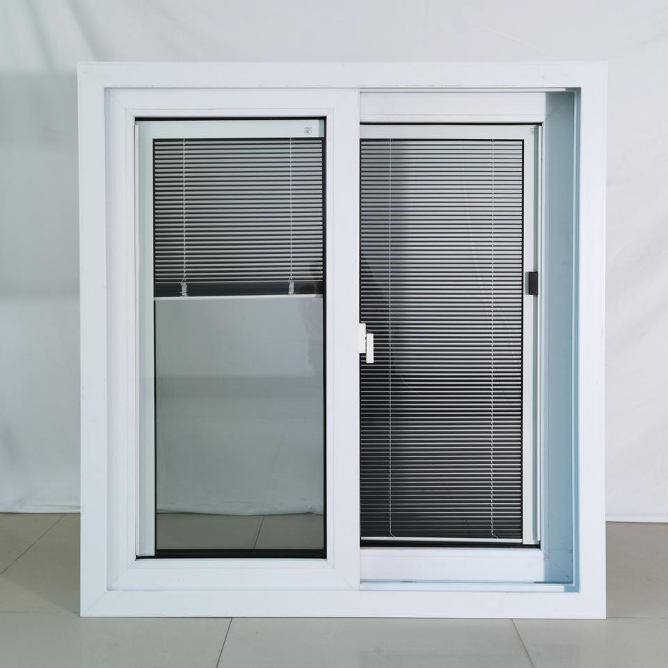 Wholesale Upvc Sliding Window Tinted Glass Drive Through Reception Vertical Sliding Window