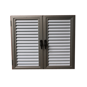 Windows Aluminium Window Roller Shutter Aluminum Louver Window Single Double Tempered Glass Windows For House Workshop