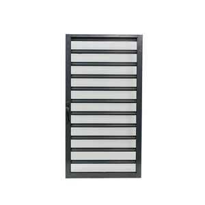 Aluminium Wood Grain Finish Windows High Quality Aluminium Window Parts Louver Window Aluminium Frame