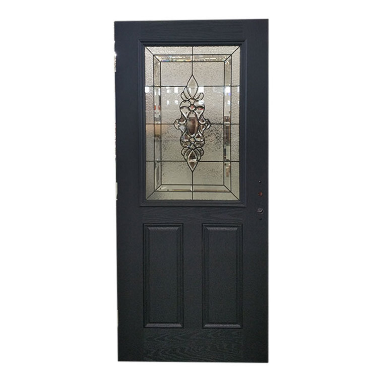 fiber glass luxury front door design balcony casement entrance doors