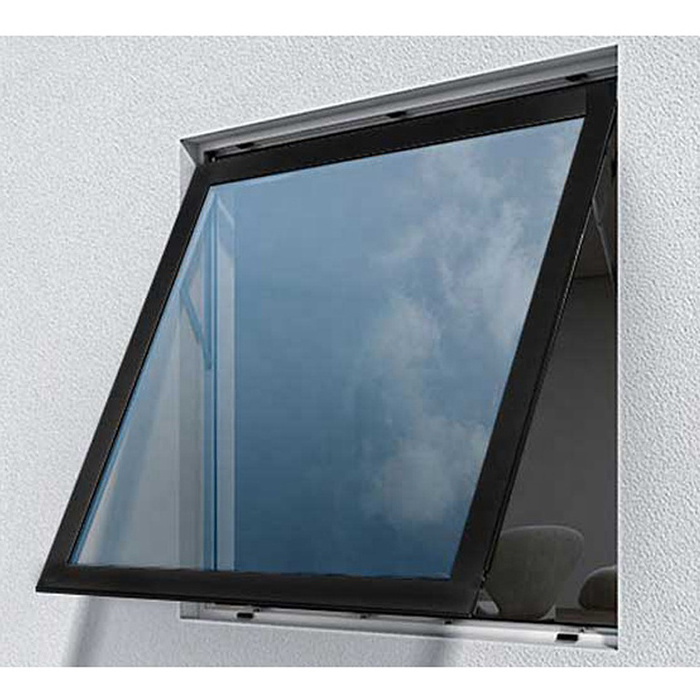 Black Aluminum Frame As2047 Certification Awning Window Horizontal Aluminum  Double Glazing Feilong Windows And Doors