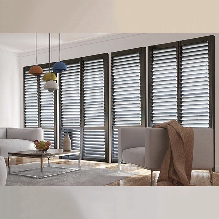 Shutters Window Aluminum Glass Louvers Window Bullet Proof Window Roller Shutter  Aluminum Frame Shutters