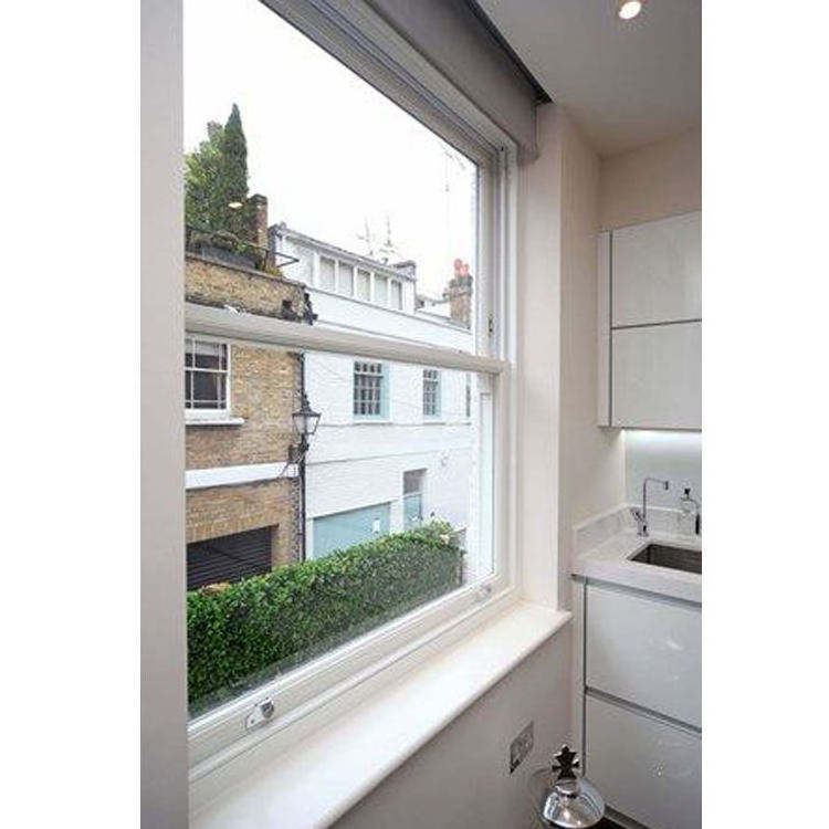 The top quality  double glass UPVC single hung window