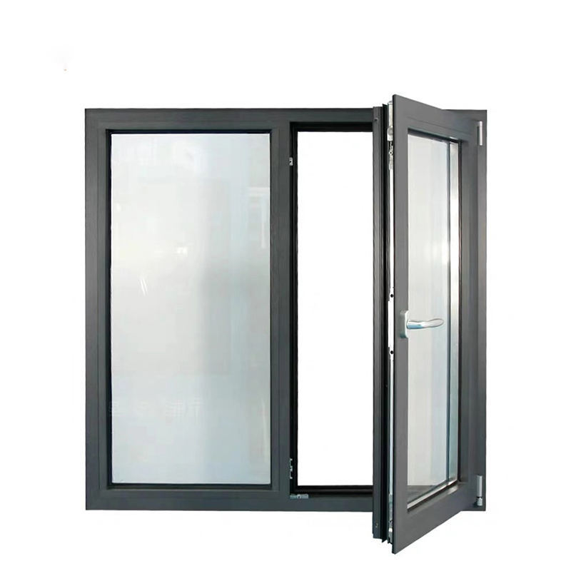 New Arrivals Factory Black Casement Windows Screens Thermally Broken Steel Windows Glass Aluminium Windows With