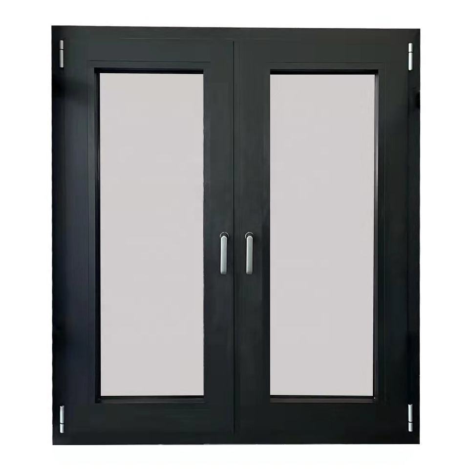 New Arrivals Factory Black Casement Windows Screens Thermally Broken Steel Windows Glass Aluminium Windows With