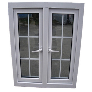 High Quality Hurricane Double UPVC Plastic Vinyl Casement French Modern Design Windows And Doors PVC China