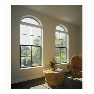 The top quality  double glass UPVC single hung window