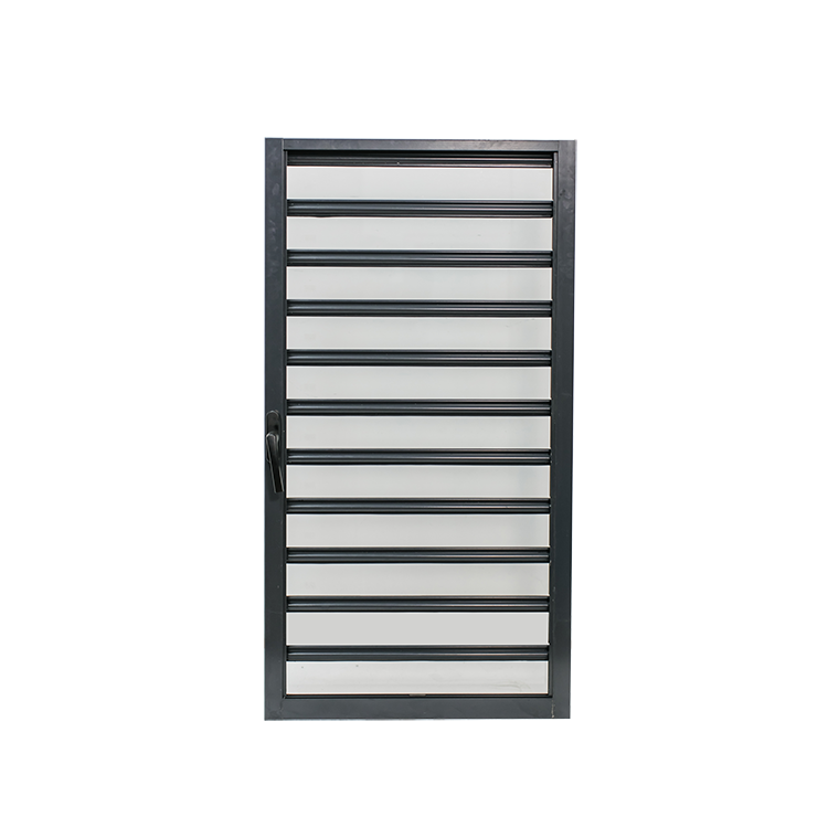 Decorative transmission rod frame Louvered Vertical Louvers aluminium Aluminum shutters for glass windows