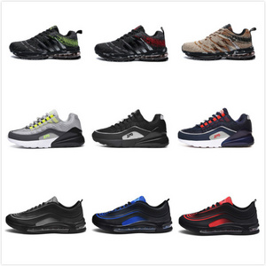 2022 OEM/ODM Customized Sport Shoes Running EVA Rubber GENUINE Leather Mesh fly knit casual shoes fo men