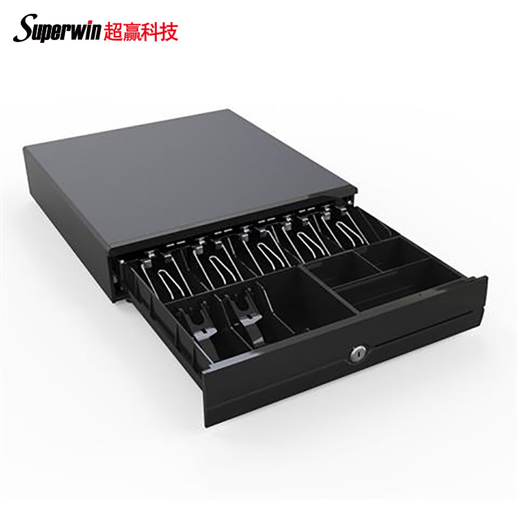 5 Bill 3 Coin /4 coin Cash Register Drawer Money Storage Box Tray with Lock Cash boxes for pos systems