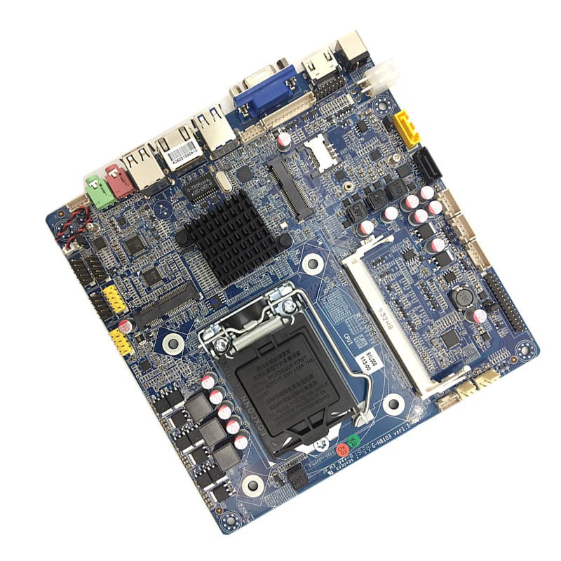 Intel LGA1150 I3, I5, I7 Mini ITX motherboard based on YJ  ITX4D-H81-1C for POS,ATM, Kiosk, Digital Signageand Living