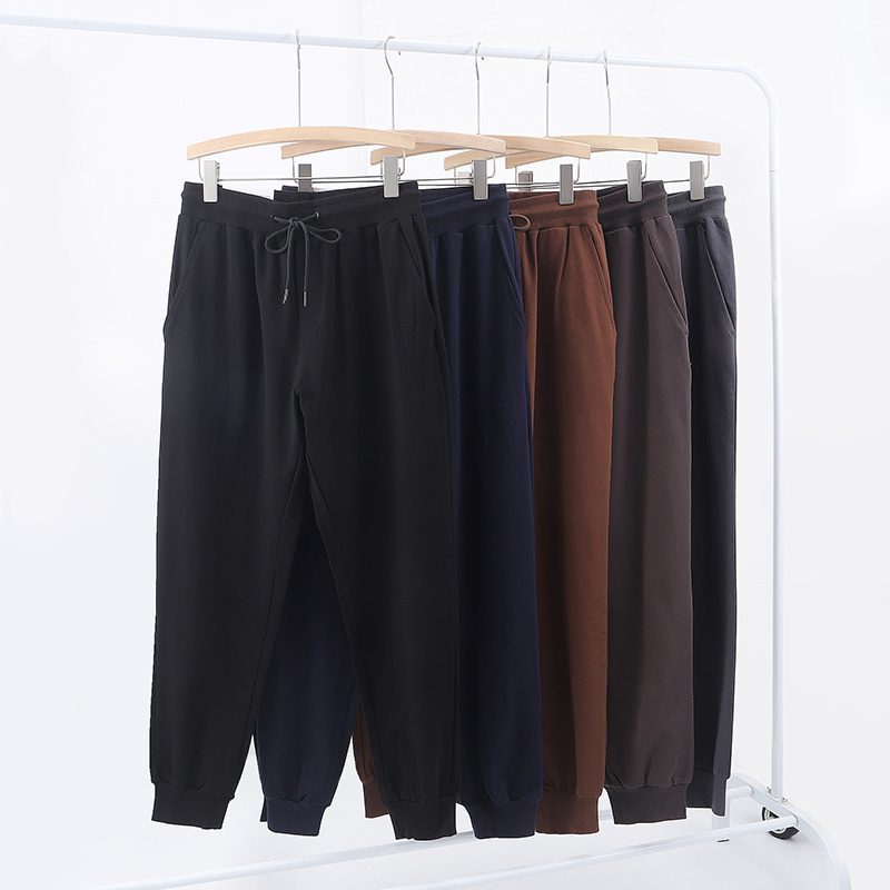 85% cotton 15% polyester 280g wool loop fabric fashion versatile suitable for everyday wear of men's pants