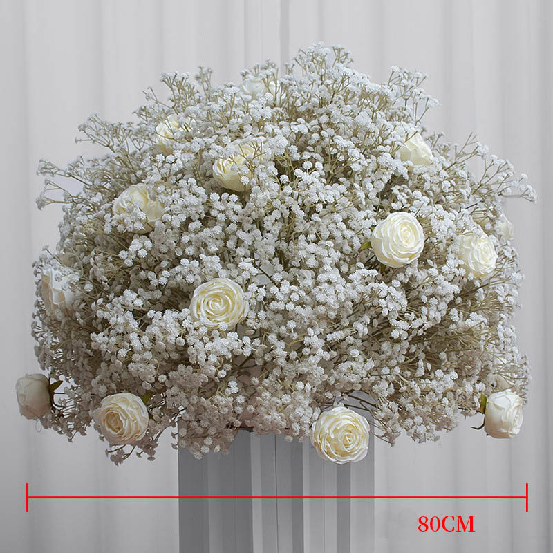 Wholesale Wedding Table Decoration Artificial Ball Flower For Sale Table Centerpiece Flower Ball Gypsophila Ball