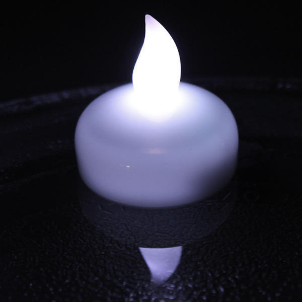 Water Activated Led Tea Light Yellow Flicker Floating Led Tealight Candle