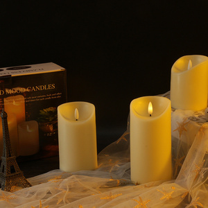 New Electronic Candle Remote Control Timing Simulation Luminous Candle Led Electronic Candle  Warm Yellow