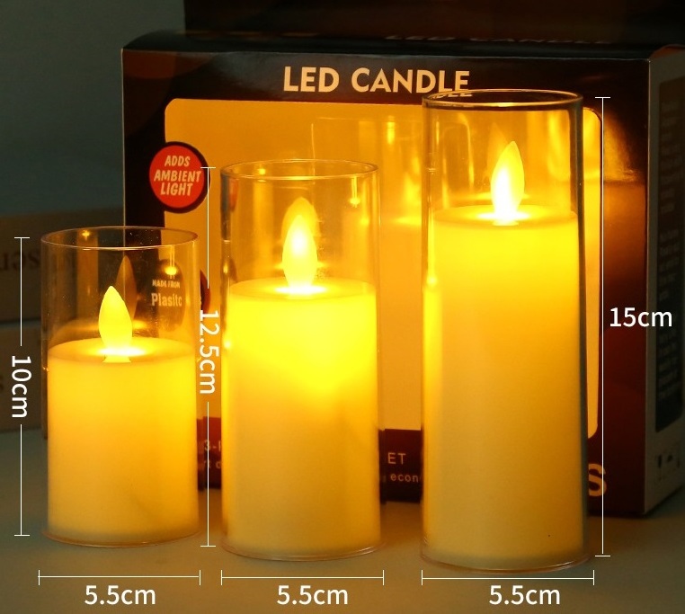 Simulated  Electric Tea Light Battery Operated Candles Velas Led Candle Flameless Candles With Remote