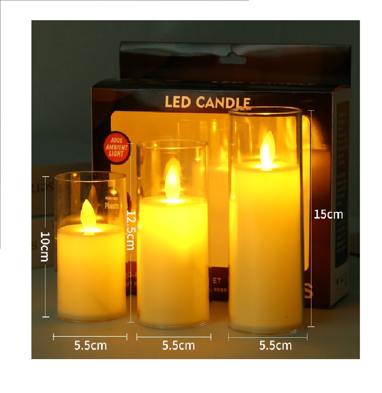 Super Z Led Candle Lamp Electronic Battery Power Candles Flameless Flicke Tea Candles For Decor Wedding Decorative Light