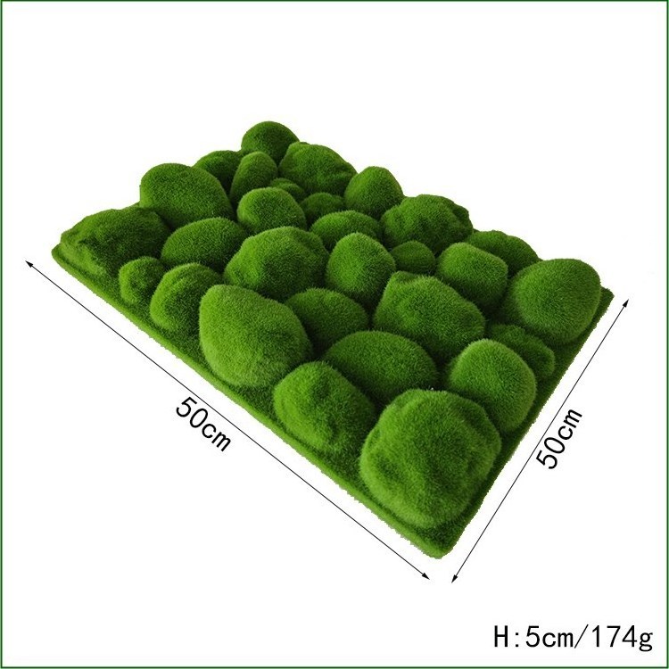 New Artificial Moss Wall Panels Vertical Green Moss For Decoration