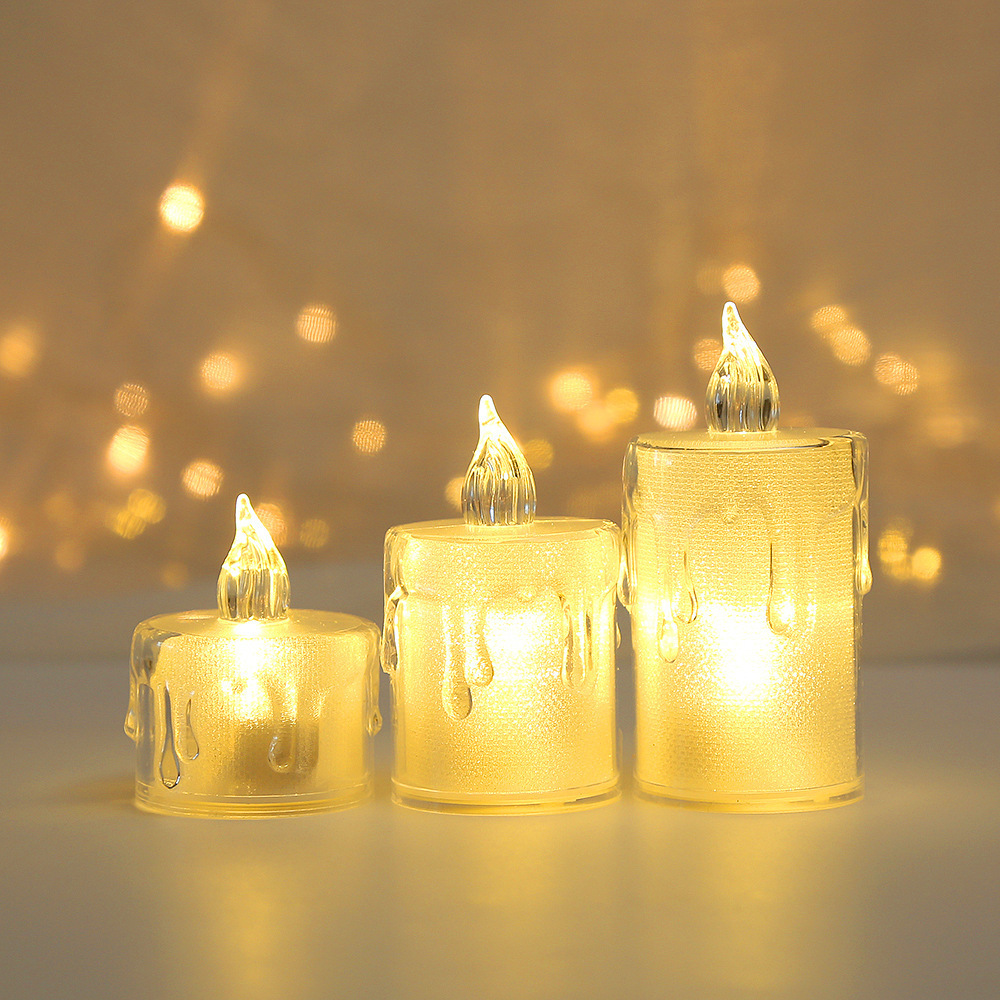 Amazing Hot Sale Table Decorations Candle Mini Battery Operated Electronic Candle Lights For Christmas Wedding Decoration