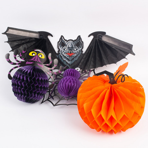 Halloween Decorations Pumpkin Origami Lanterns Halloween Decorations Outdoor Paper Lanterns For Hanging