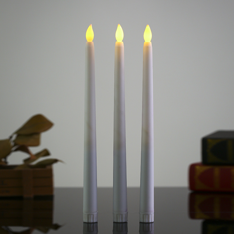 Wholesale Battery Powered 3d Real Flame Electronic Led Candles for Acrylic Candelabra Centerpiece Wedding Candlesticks