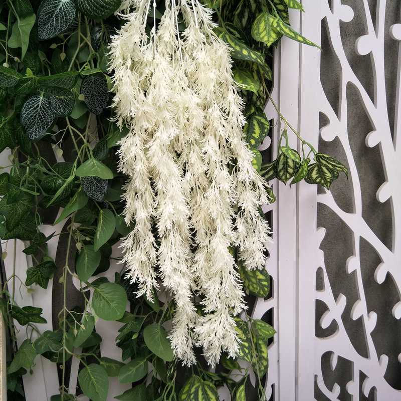 Popular Wisteria Artificial Flower Wisteria Hanging Flowers Wisteria Vine For Wedding Ceiling Flowers Decoration