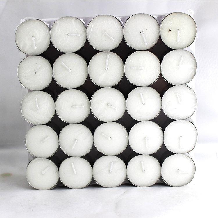 Wholesale 50pcs Aromatherapy Confession Proposal Craft Candle Round Paraffin Wax Mini Tealight Candles