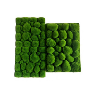 DIY Natural Art Green Sheets Preserved Pole Moss Ball Dried Real Flat Artificial Forest Moss For Wall Decoration