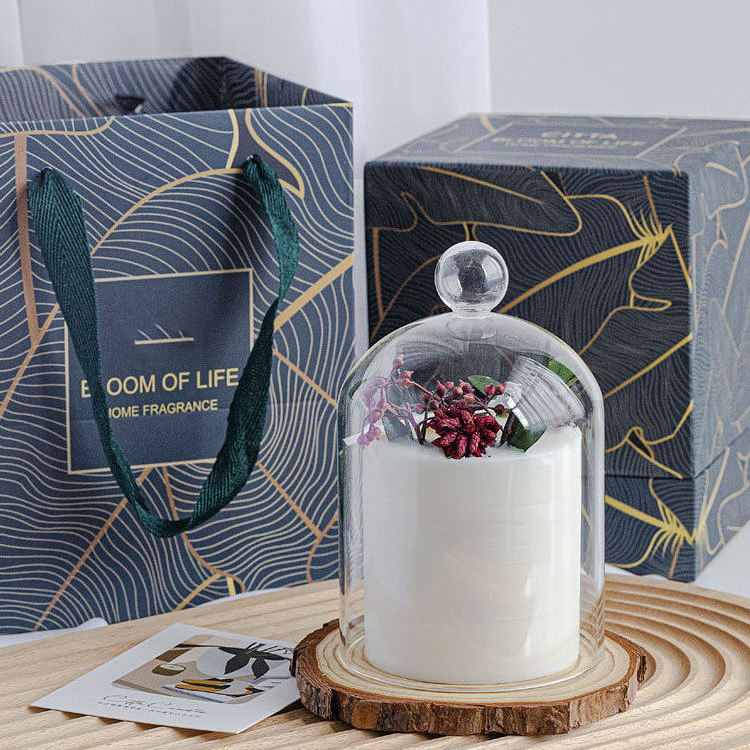 Luxury Scented Candles Soy Wax And Fragrance Aromatherapy Aroma Candles With Glass Jar Tin Gift Box Mother Day Gift 2023