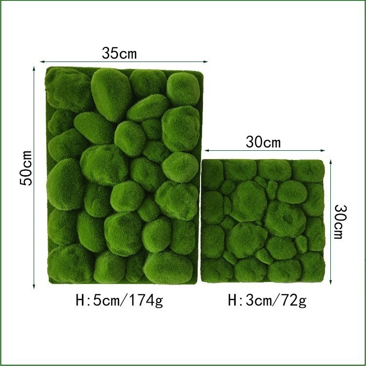 New Artificial Moss Wall Panels Vertical Green Moss For Decoration