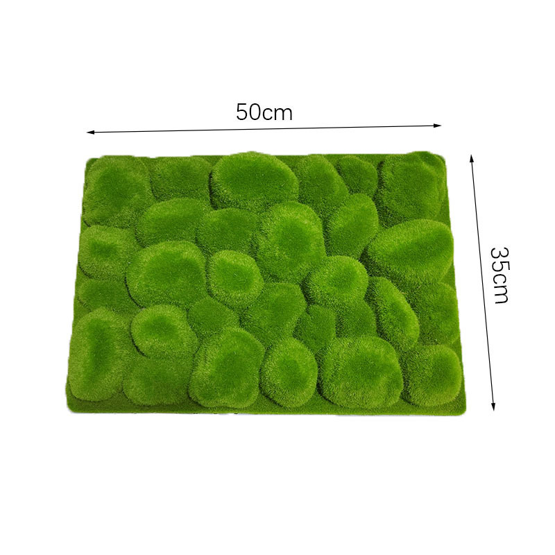 DIY Natural Art Green Sheets Preserved Pole Moss Ball Dried Real Flat Artificial Forest Moss For Wall Decoration