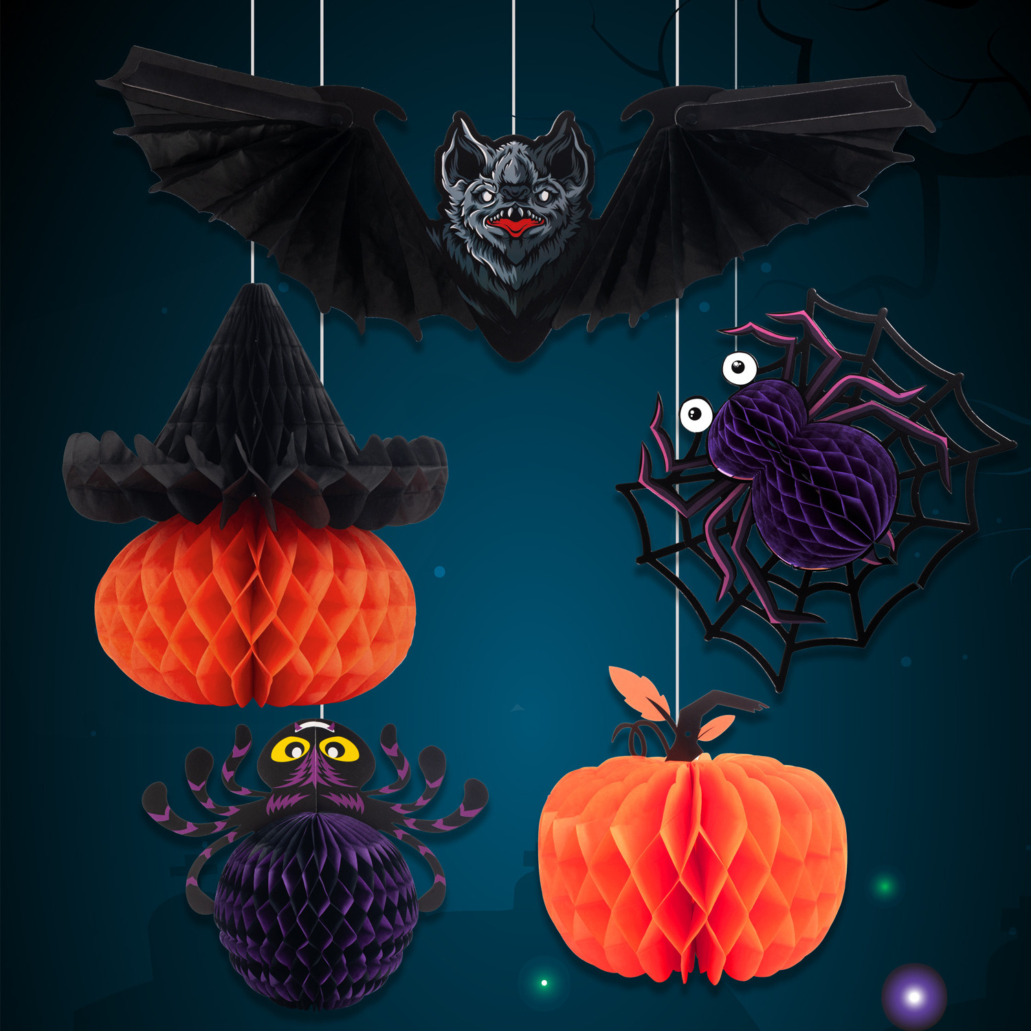 Halloween Decorations Pumpkin Origami Lanterns Halloween Decorations Outdoor Paper Lanterns For Hanging