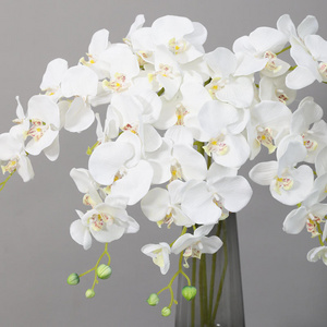 Natural Artificial Flowers Latex Moth Orchid Artificial Flower Butterfly Orchid For Decor Orchid Decorative Flowers