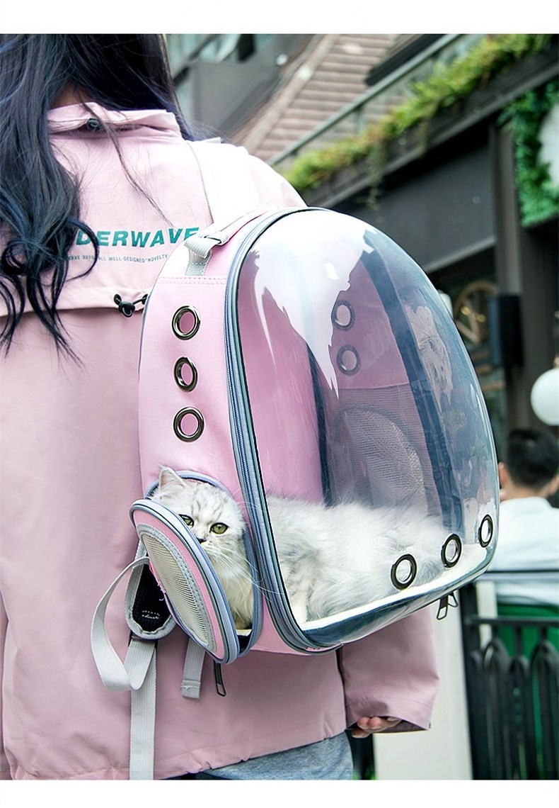 Hot Selling All Seasons Portable Space Capsule Airline Travel Pet Carrier Backpack Pet Supplies Bird Nest Bag