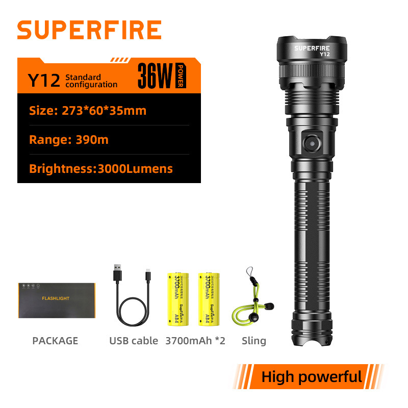 Portable hunting flash lights mini torch usb  led flashlight  rechargeable aluminum alloy waterproof flashlight