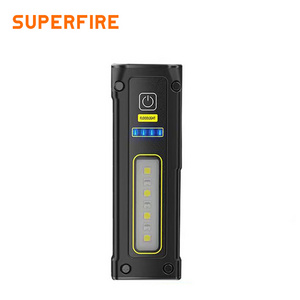 Multifunctional waterproof EDC flashlight COB side light magnetic suction EF01 flashlight with charging treasure function