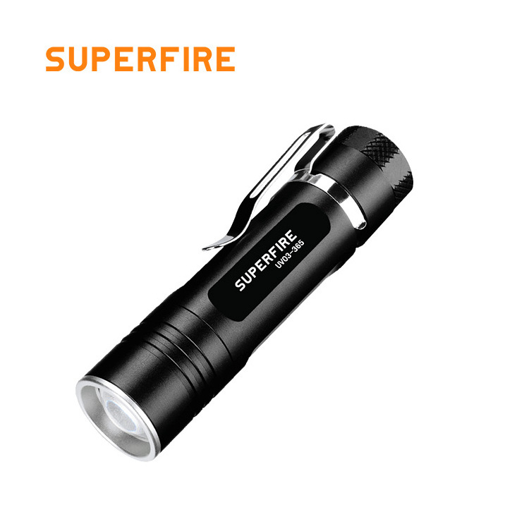 Professional 365NM uv flashlight blacklight UV led torch mini rechargeable for document passport ID cards money detection