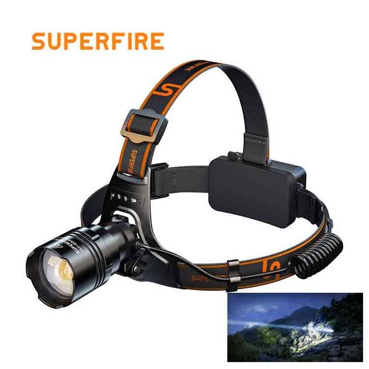 Headlamp Rechargeable 2300Lumen Super Bright Head Lamp Flashlight Waterproof LED Headlight with 5 Modes lights for Camping