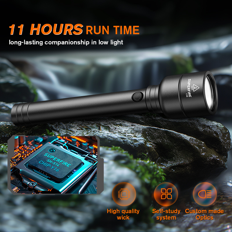 led flashlight rechargeable  waterproof flashlight high power hand torch 20w 2000 lumen led torch light torchlight