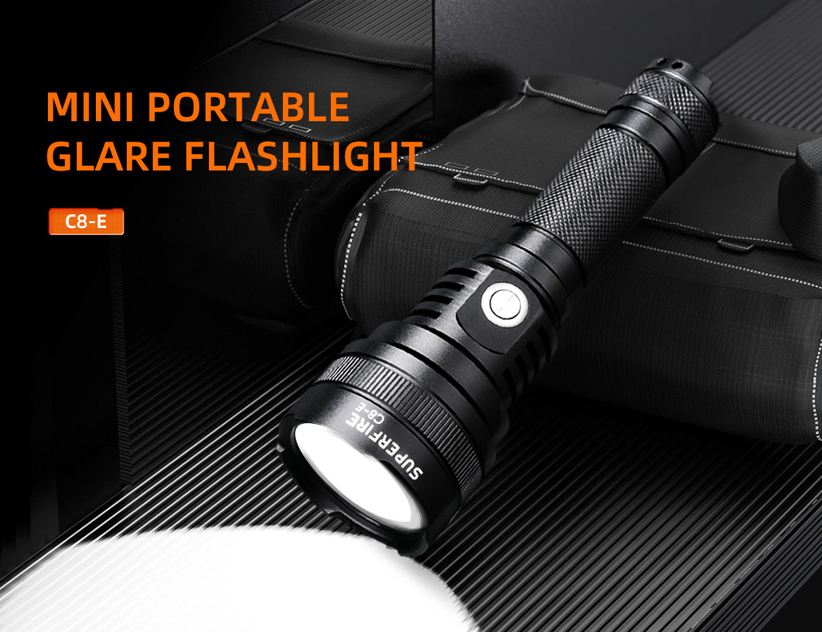 Hot selling portable black torch light rechargeable waterproof led flashlight for camping