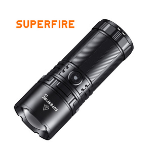 High Performance Black Aluminum Alloy Shell Waterproof Zoomable Flashlights High Lumens 1400 Led Flashlight