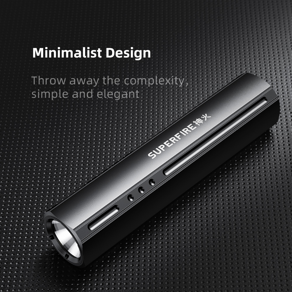 Factory direct sale portable LED pocket pen flashlight rechargeable waterproof bicycle light for outdoor camping