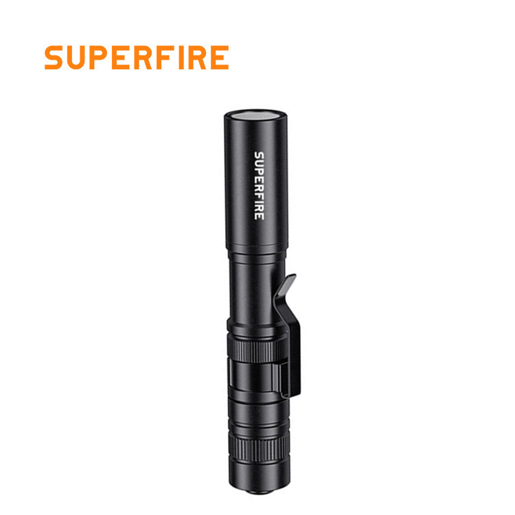 Hot Selling EDC Small Pocket Pen Flashlight Portable Waterproof Mini Flashlight with Waist Clip